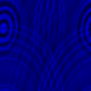 Desktop Pattern Starfishx Black & Blue 128x128 - 119