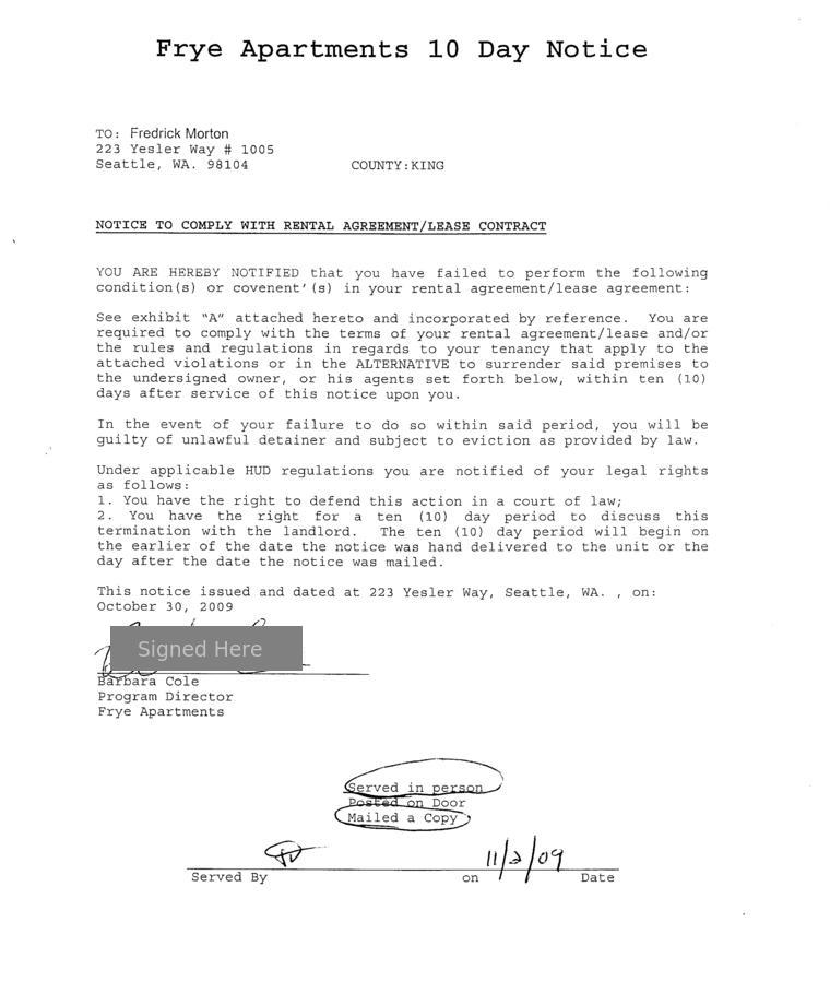 10 Day Notice Page 1