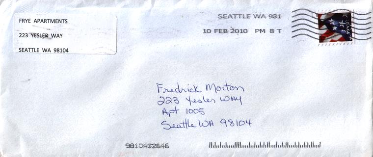 10 Day Notice Envelope