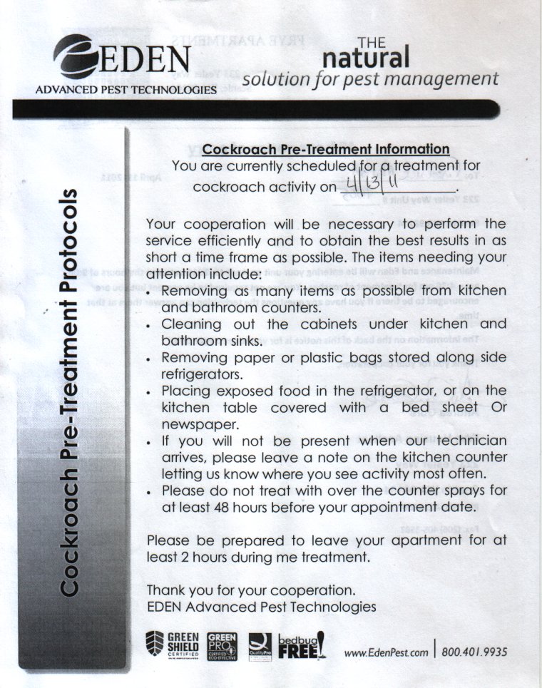 Notice Of Entry / Inspection - Eden Side 2