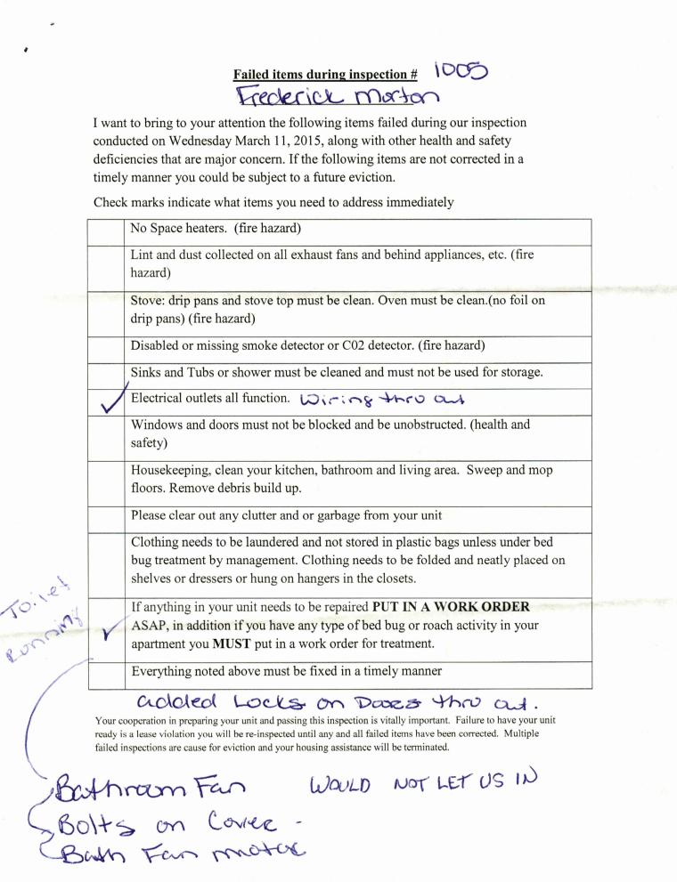 10 Day Notice Just To Harass Me Posted On My Door Page 2