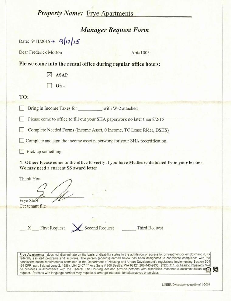 Manager Request Form About Medicare Second One
