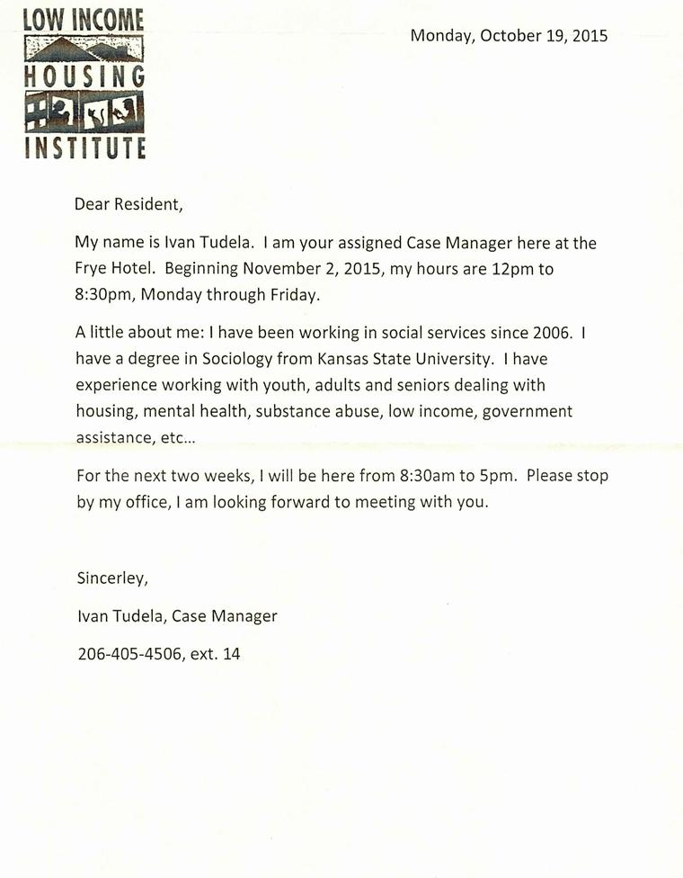 Case Worker Notice - Ivan Tudela