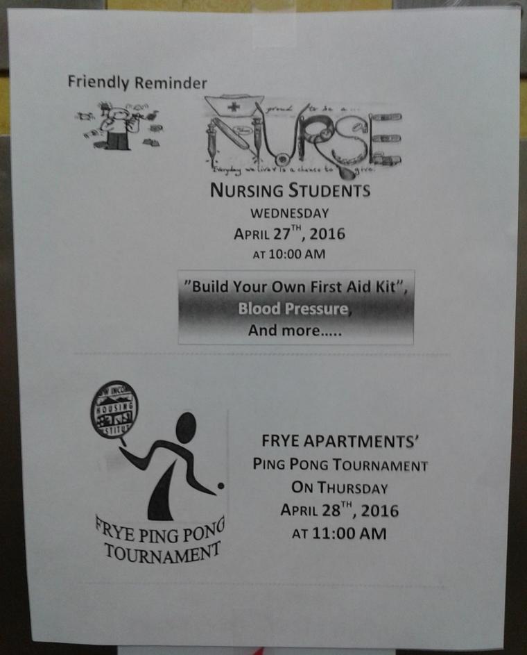 Flyer For Ping Pong Tournament