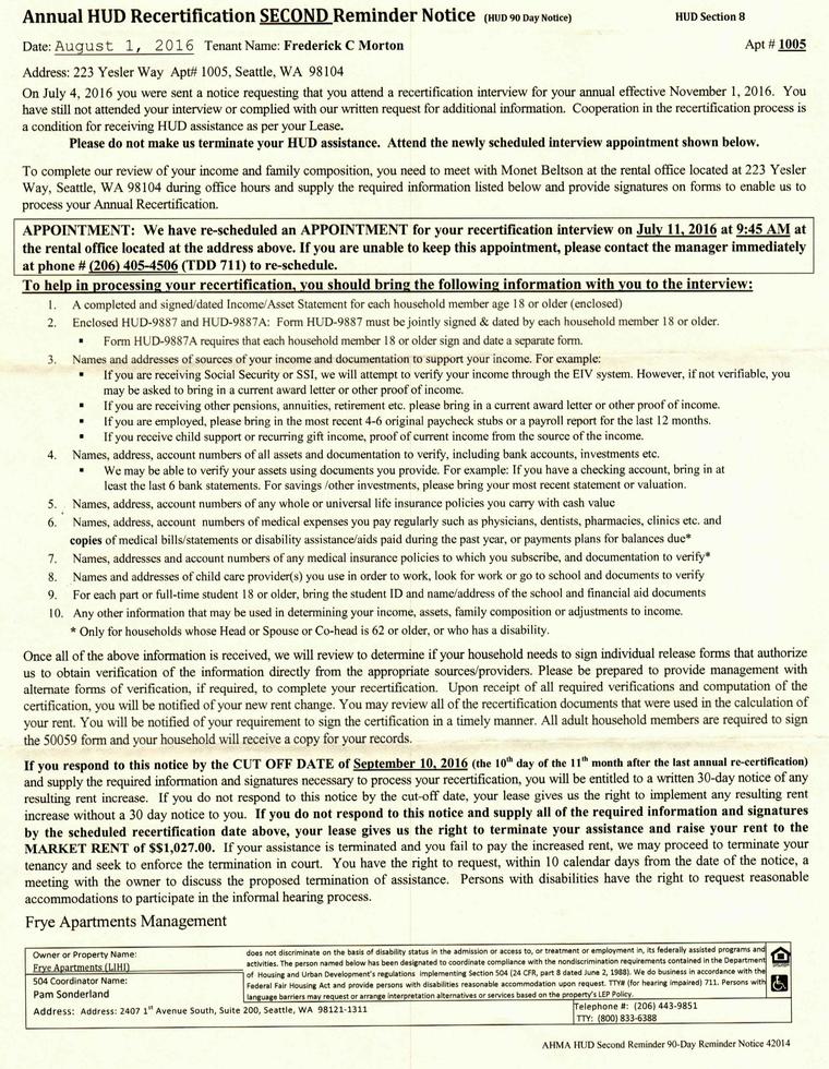 Second Reminder For Annual Review