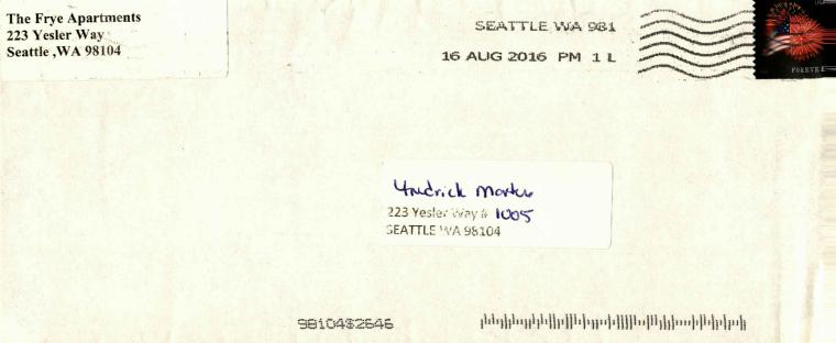 10 Day Notice About Annual Review Envelope