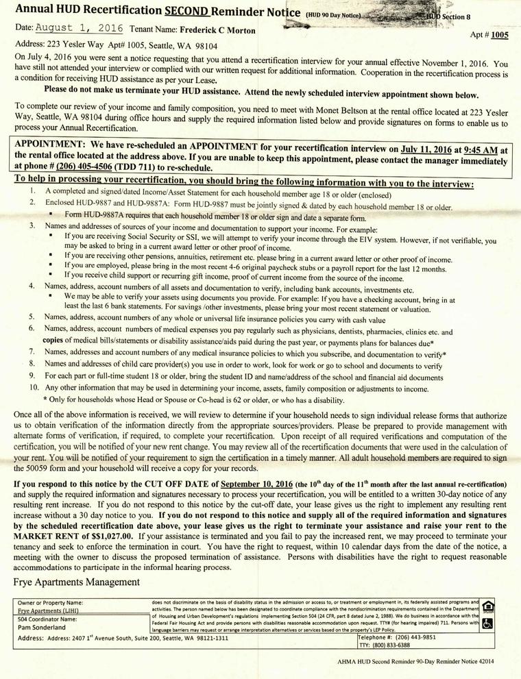 10 Day Notice About Annual Review Page 3
