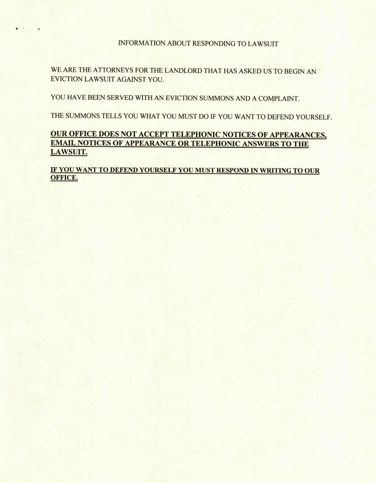 Eviction Notice From Lawyer Page 5