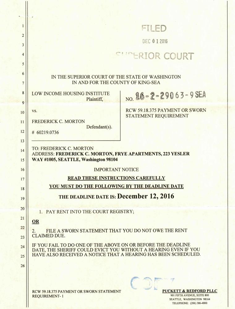 Letter From Frye Attorneys Page 2