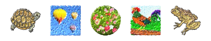 Inkscape Bubbly Bumps, Matte Filter Clipart and Photos