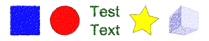 Inkscape Bubbly Bumps, Matte Filter Various