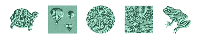 Inkscape Color Emboss Filter Clipart and Photos
