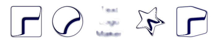 Inkscape Chrome Filter Dark Blue