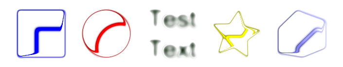 Inkscape Chrome Filter Various