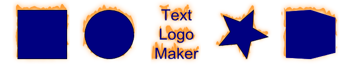 Inkscape Fire Filter Dark Blue