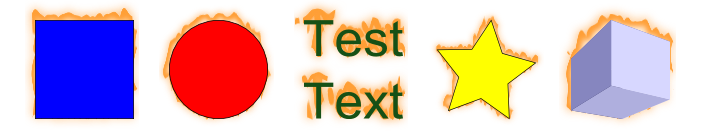 Inkscape Fire Filter Various