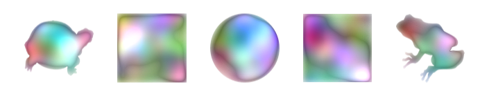 Inkscape Melted Rainbow Filter Clipart and Photos