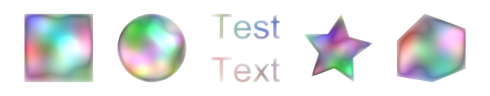 Inkscape Melted Rainbow Filter Various