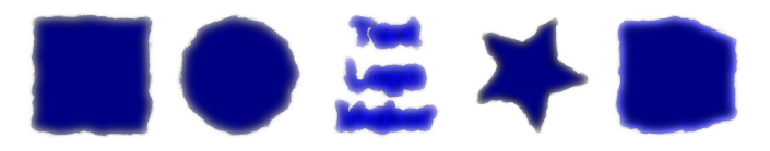 Inkscape Wax Print Filter Dark Blue