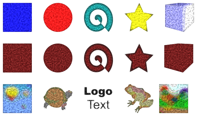 Inkscape Image Paint and Draw Filter Cross Noise Poster