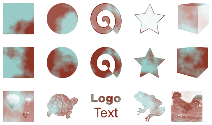 Inkscape Overlays Filter Alpha Turbulent