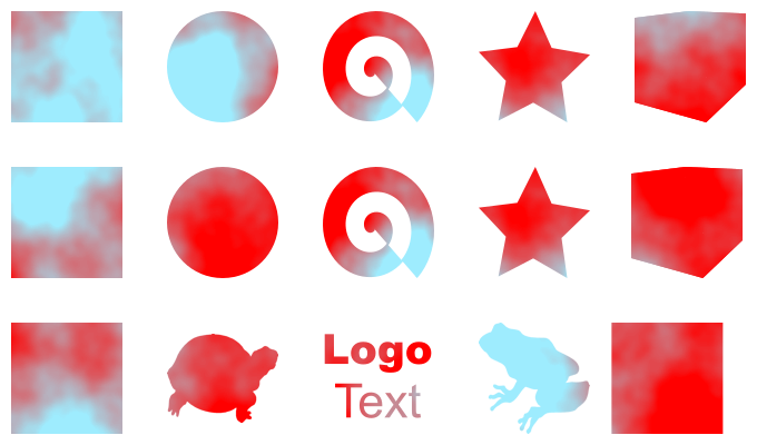 Inkscape Overlays Filter Silhouette Marbled