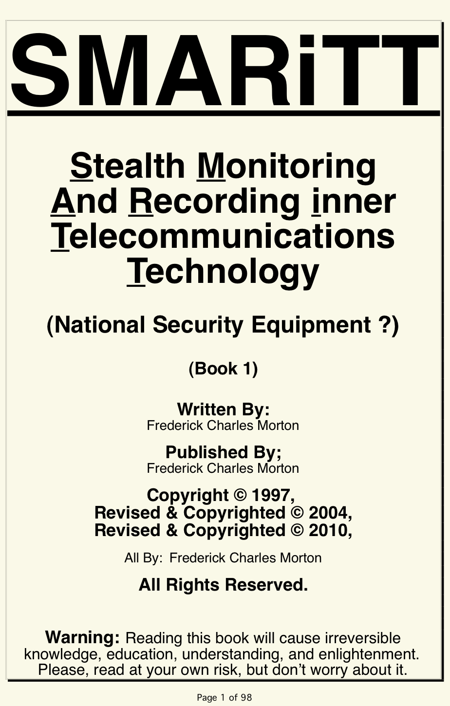 SMARiTT Book NSE PNG of Page 1